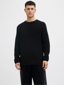 Светри та кардигани JACK & JONES GLOBAL KNIT CREW NECK модель 12287594_Black Фото