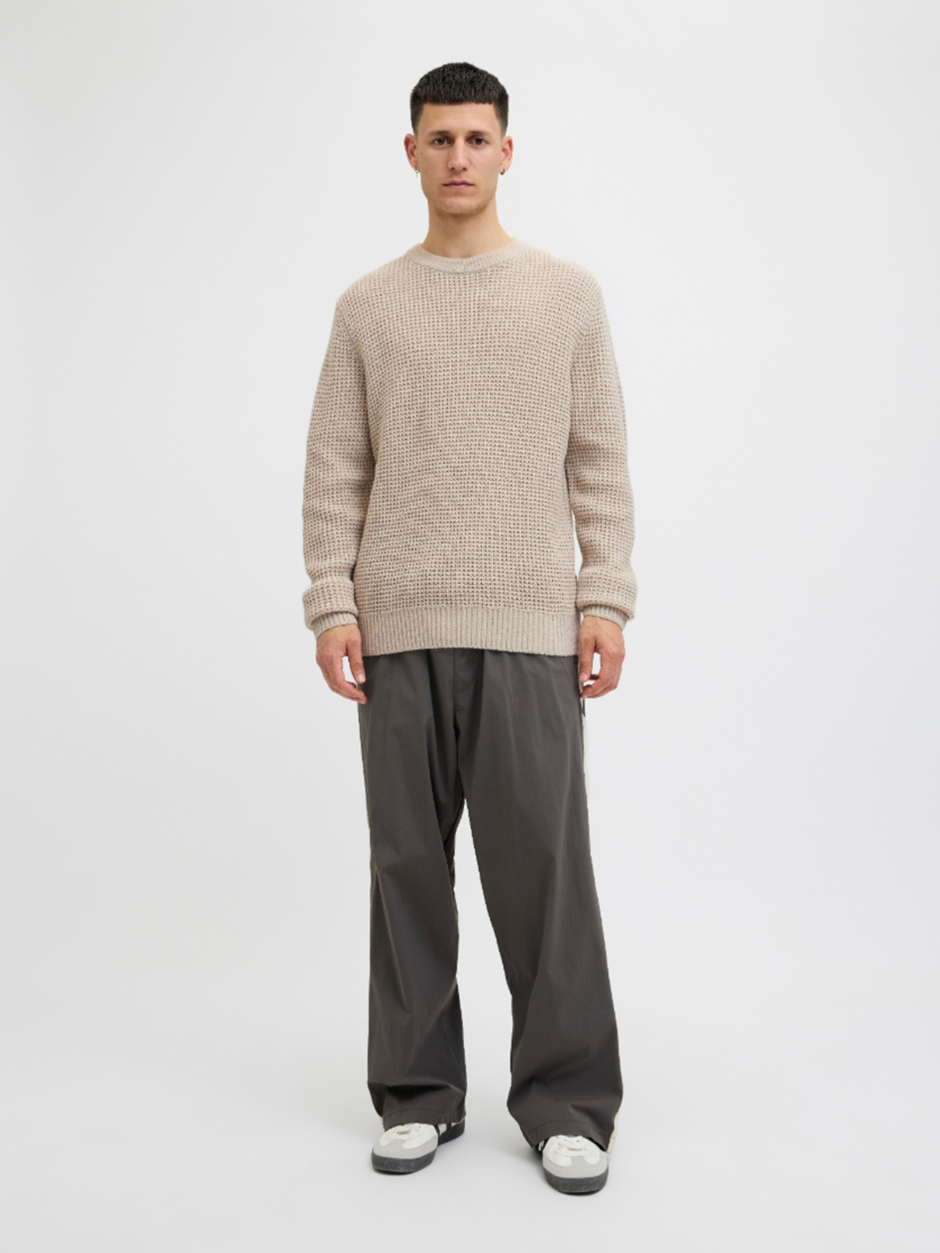 Светри та кардигани JACK & JONES GLOBAL KNIT CREW NECK модель 12287594_Moonbeam Фото