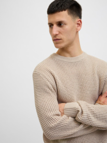 Светри та кардигани JACK & JONES GLOBAL KNIT CREW NECK модель 12287594_Moonbeam Фото