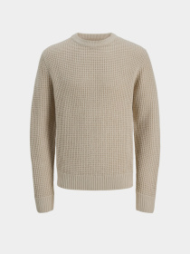 Светри та кардигани JACK & JONES GLOBAL KNIT CREW NECK модель 12287594_Moonbeam Фото