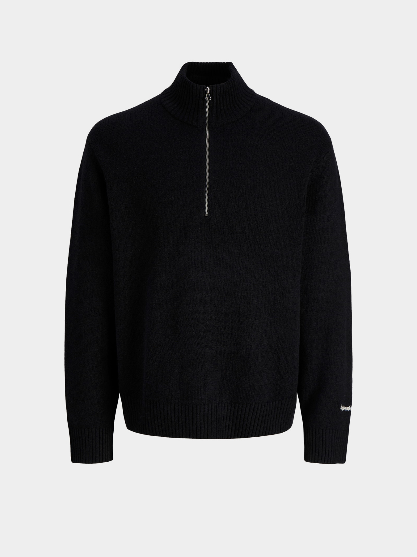 Светри та кардигани JACK & JONES NORREBRO KNIT HALF ZIP модель 12282749_Black Светри та кардигани JACK & JONES NORREBRO KNIT HALF ZIP модель 12282749_Black Фото