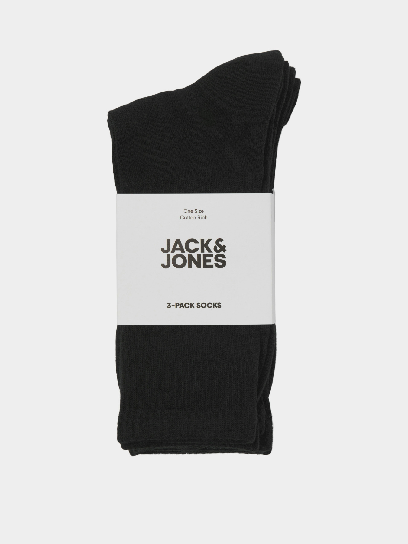 Шкарпетки та гольфи JACK & JONES CHARLES TENNIS SOCK модель 12260081_Black Black - Black Шкарпетки та гольфи JACK & JONES CHARLES TENNIS SOCK модель 12260081_Black Black - Black Фото