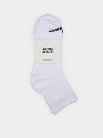 Носки и гольфы JACK & JONES LUCA SHORT TENNIS SOCKS модель 12280171_White White - White Фото