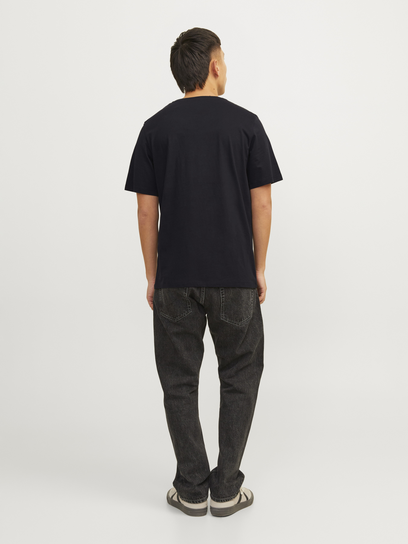 Футболки и поло JACK & JONES CORP LOGO TEE модель 12151955_Black Small Print/Black Фото