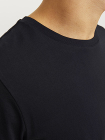 Футболки и поло JACK & JONES CORP LOGO TEE модель 12151955_Black Small Print/Black Фото