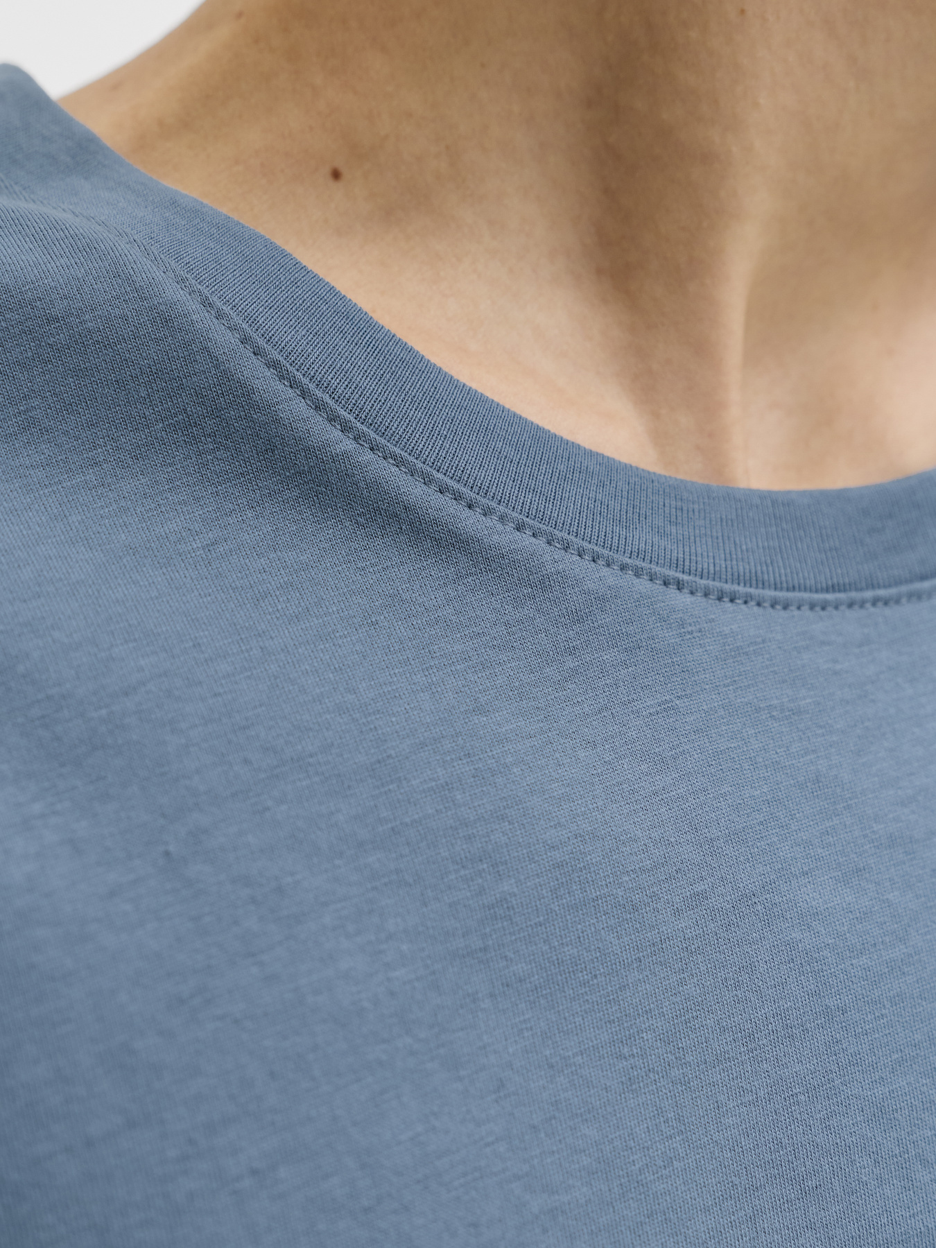 Футболки и поло JACK & JONES ORGANIC BASIC TEE модель 12156101_Blue Mirage Футболки и поло JACK & JONES ORGANIC BASIC TEE модель 12156101_Blue Mirage Фото