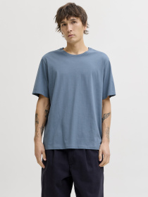 Футболки и поло JACK & JONES ORGANIC BASIC TEE модель 12156101_Blue Mirage Фото