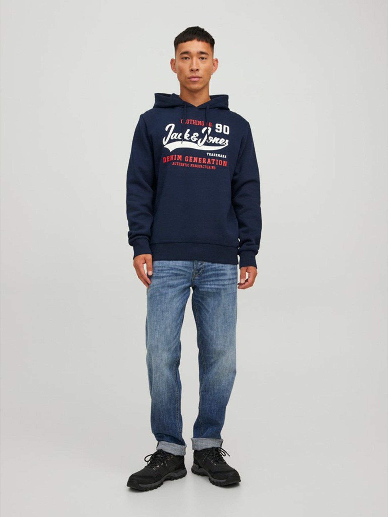 Худі та світшоти JACK & JONES модель 12210824_Navy Blazer Худі та світшоти JACK & JONES модель 12210824_Navy Blazer Фото