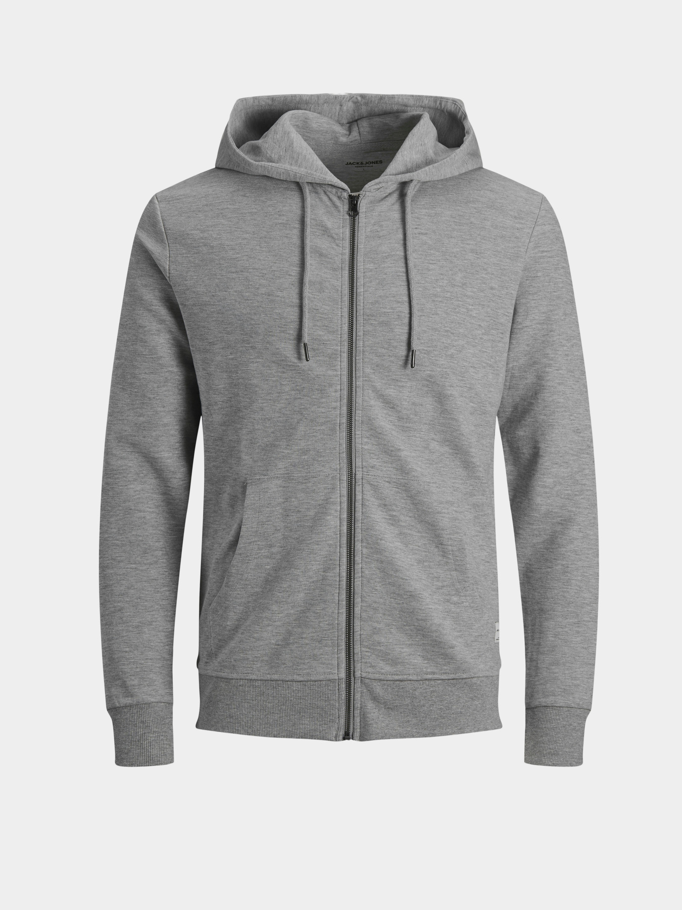 Худі та світшоти JACK & JONES BASIC SWEAT ZIP HOOD модель 12181901_Light Grey Melange REG Худі та світшоти JACK & JONES BASIC SWEAT ZIP HOOD модель 12181901_Light Grey Melange REG Фото
