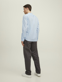 Рубашки JACK & JONES JOE SHIRT модель 12205921_Cashmere Blue Фото