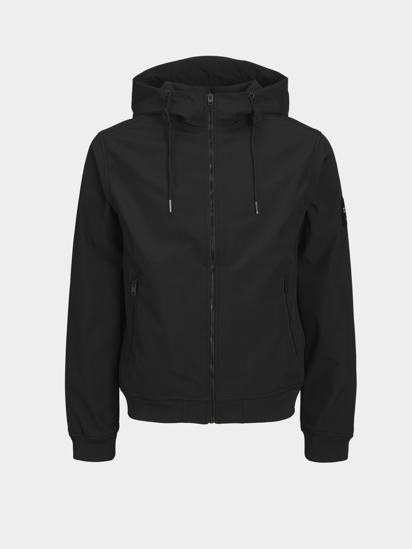 Куртки та дублянки JACK & JONES BASIC SOFTSHELL HOOD модель 12236300_Black Куртки та дублянки JACK & JONES BASIC SOFTSHELL HOOD модель 12236300_Black Фото
