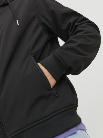 Куртки та дублянки JACK & JONES BASIC SOFTSHELL HOOD модель 12236300_Black Фото