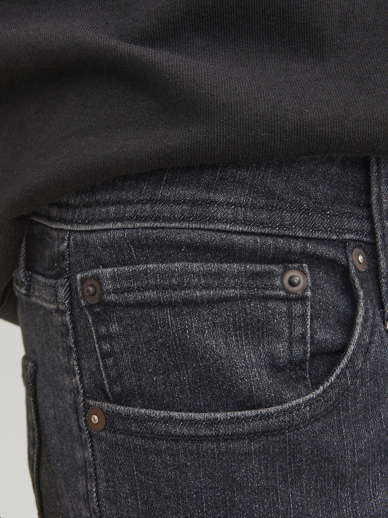Джинси JACK & JONES GLENN ORIGINAL модель 12243595_Black Denim Джинси JACK & JONES GLENN ORIGINAL модель 12243595_Black Denim Фото