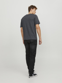 Футболки и поло JACK & JONES STAR JJ TEE модель 12245087_Dark Grey Melange Фото