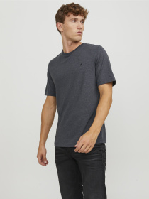 Футболки и поло JACK & JONES STAR JJ TEE модель 12245087_Dark Grey Melange Фото