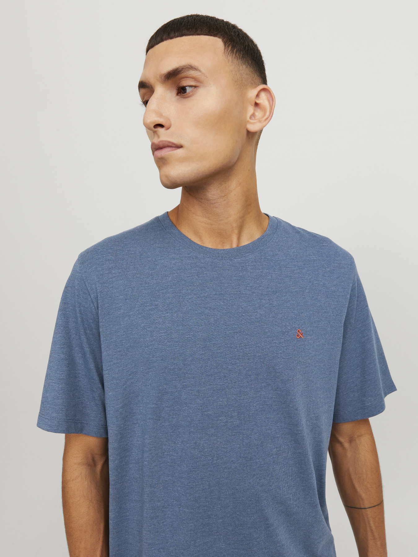 Футболки і поло JACK & JONES STAR JJ TEE модель 12245087_Denim Blue Футболки і поло JACK & JONES STAR JJ TEE модель 12245087_Denim Blue Фото