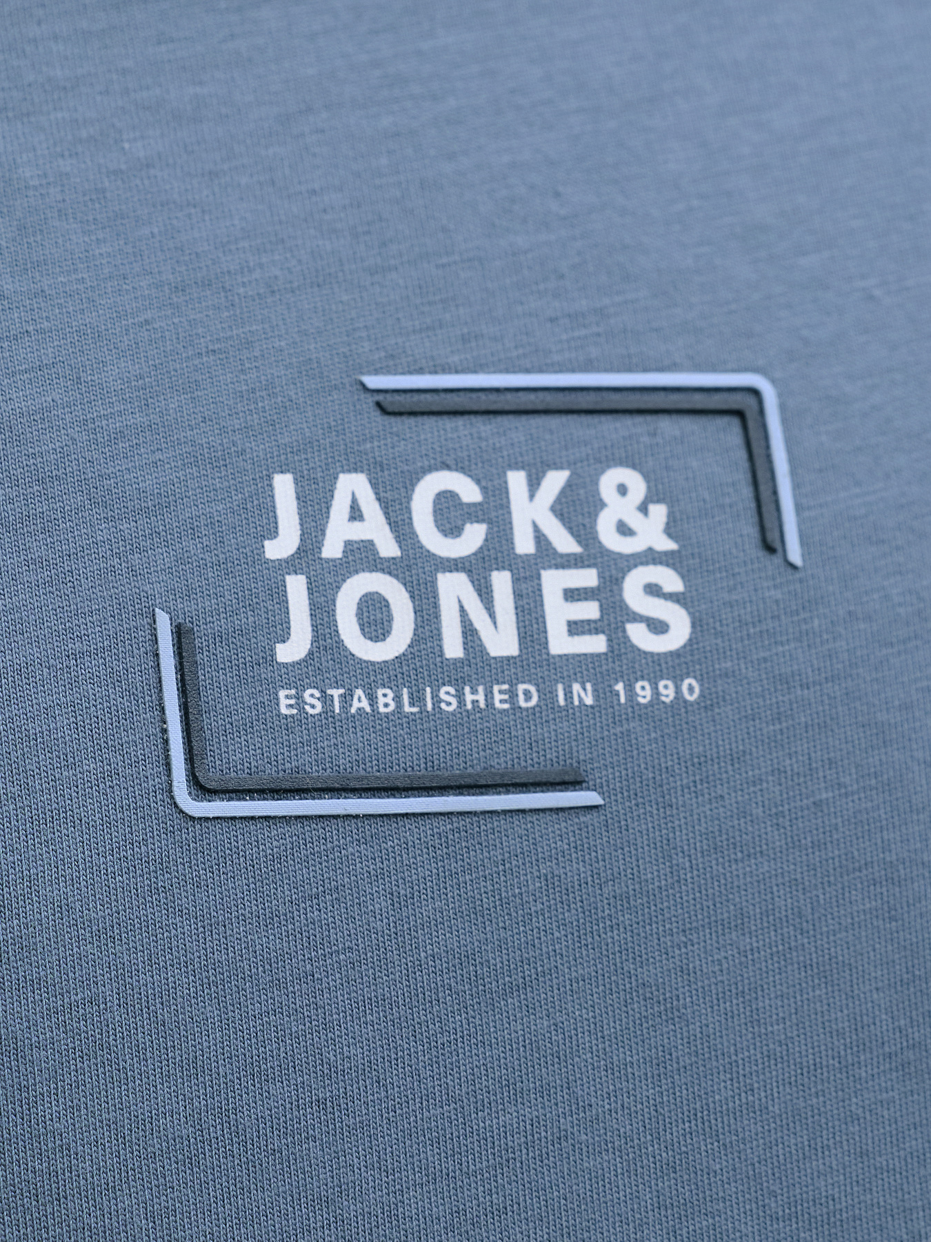 Футболки и поло JACK & JONES CORP GRAPHIC TEE модель 12268415_Blue Mirage Фото