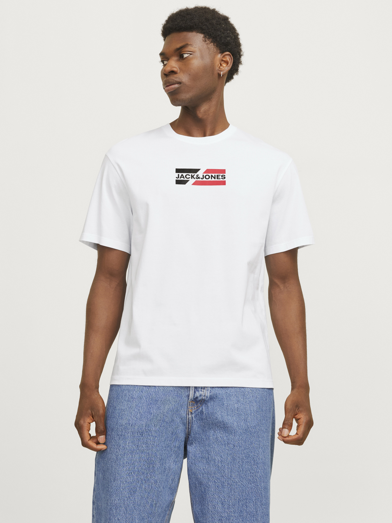 Футболки и поло JACK & JONES CORP GRAPHIC TEE модель 12268415_White Фото