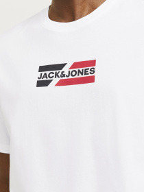 Футболки и поло JACK & JONES CORP GRAPHIC TEE модель 12268415_White Фото