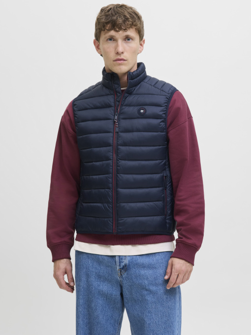 Куртки та дублянки JACK & JONES BRADLEY LIGHT BODYWARMER модель 12280973_Sky Captain Фото