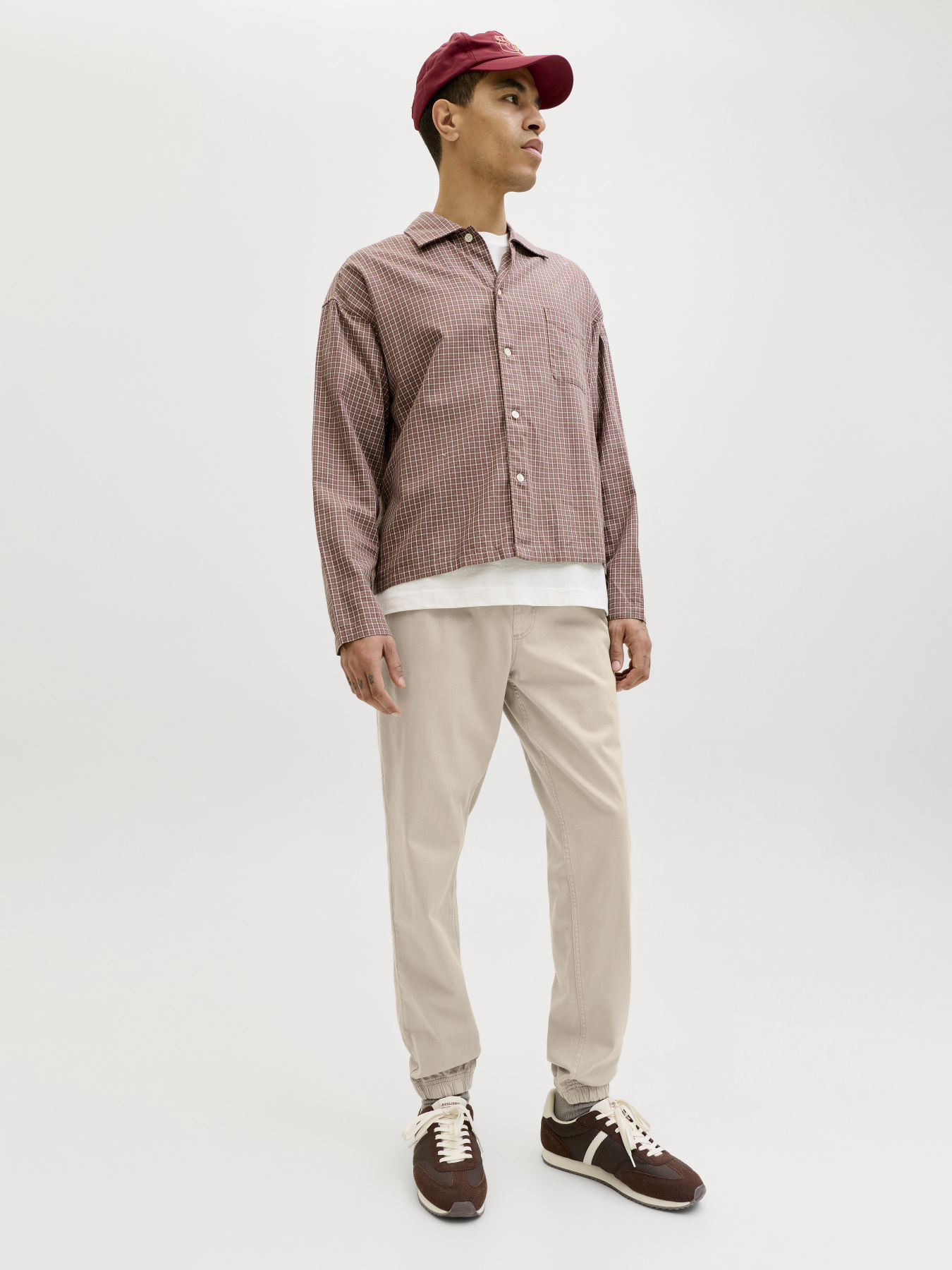 Штани JACK & JONES GORDON DYLAN JOGGER модель 12288471_String Фото