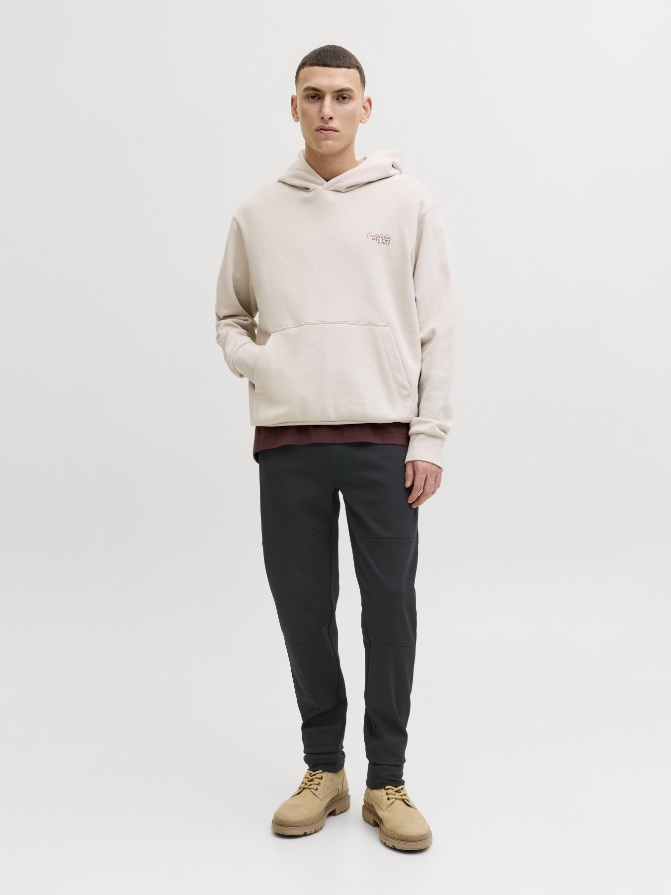 Брюки JACK & JONES GORDON BASE SWEAT PANTS модель 12288623_Black Фото
