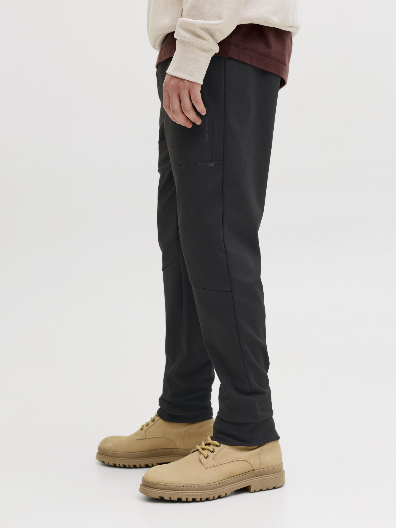 Брюки JACK & JONES GORDON BASE SWEAT PANTS модель 12288623_Black Фото