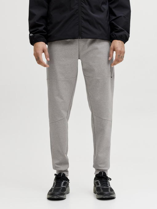 Брюки JACK & JONES GORDON BASE SWEAT PANTS модель 12288623_Light Grey Melange Фото