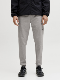 Брюки JACK & JONES GORDON BASE SWEAT PANTS модель 12288623_Light Grey Melange Фото