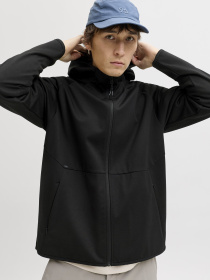 Худі та світшоти JACK & JONES BASE SWEAT ZIP HOOD модель 12289209_Black Фото