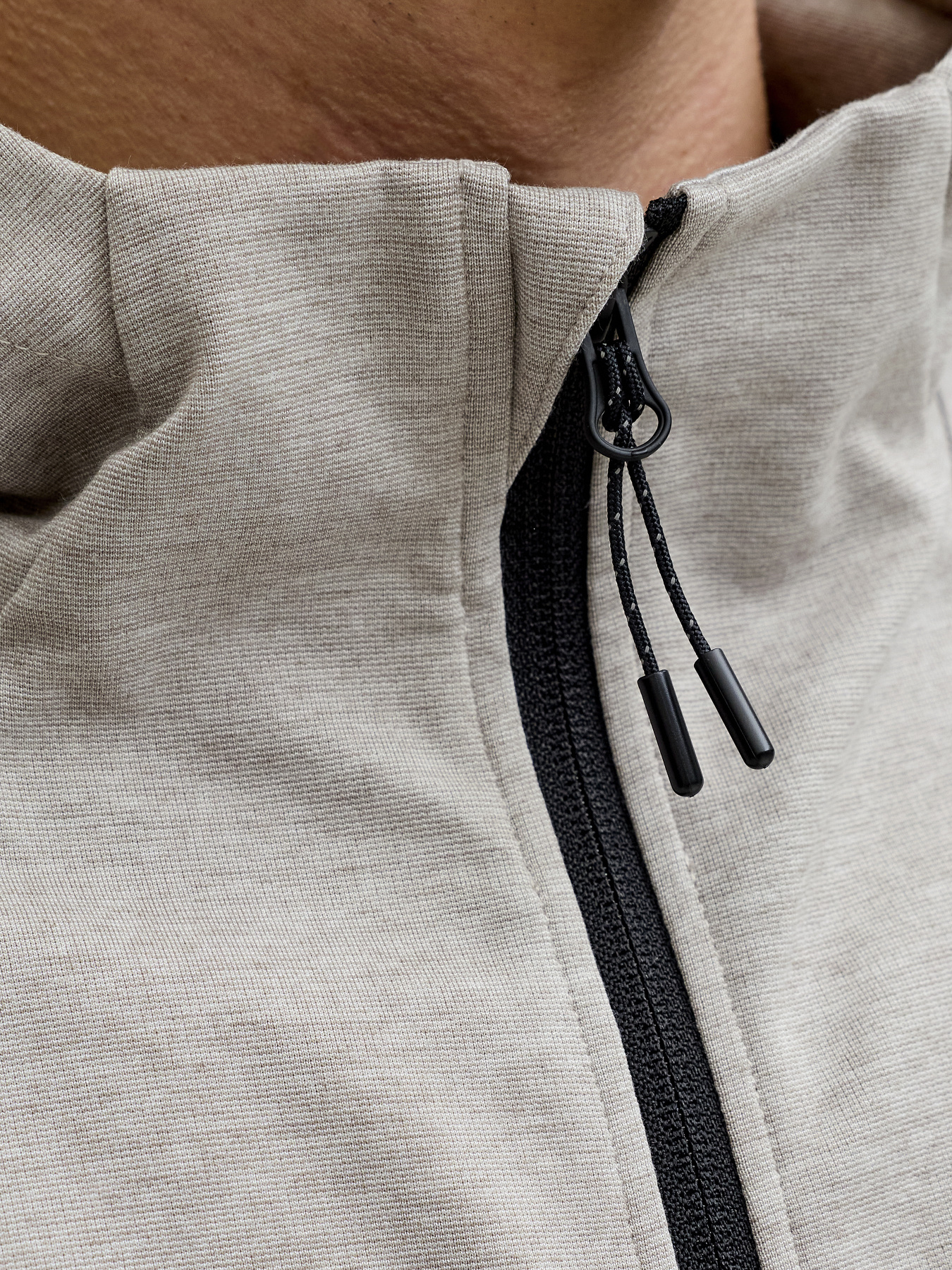 Худи и свитшоты JACK & JONES BASE SWEAT ZIP HOOD модель 12289209_Light Grey Melange Фото