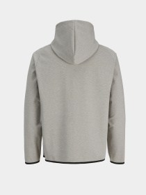 Худи и свитшоты JACK & JONES BASE SWEAT ZIP HOOD модель 12289209_Light Grey Melange Фото