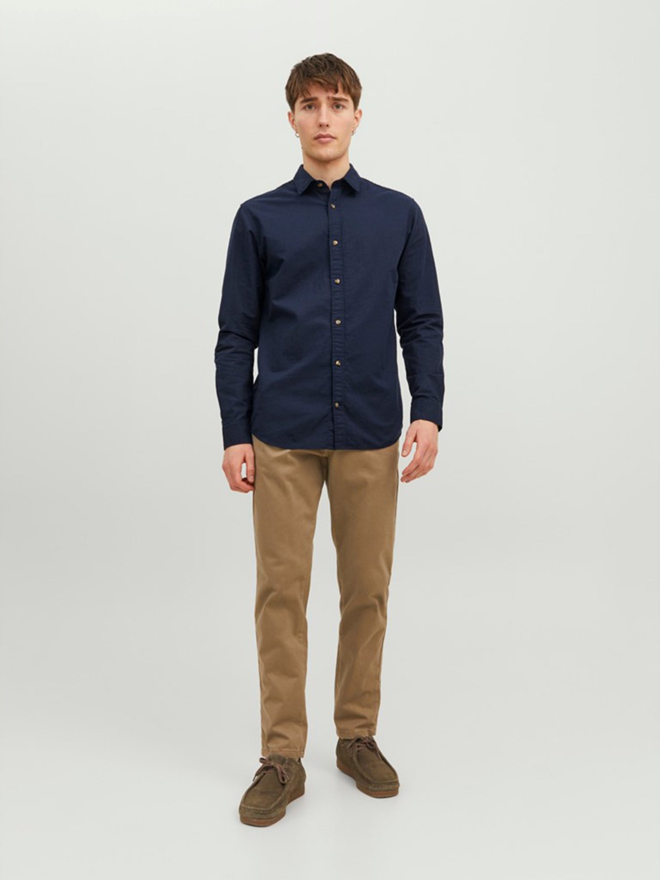 Сорочки JACK & JONES модель 12220134_Navy Blazer Сорочки JACK & JONES модель 12220134_Navy Blazer Фото