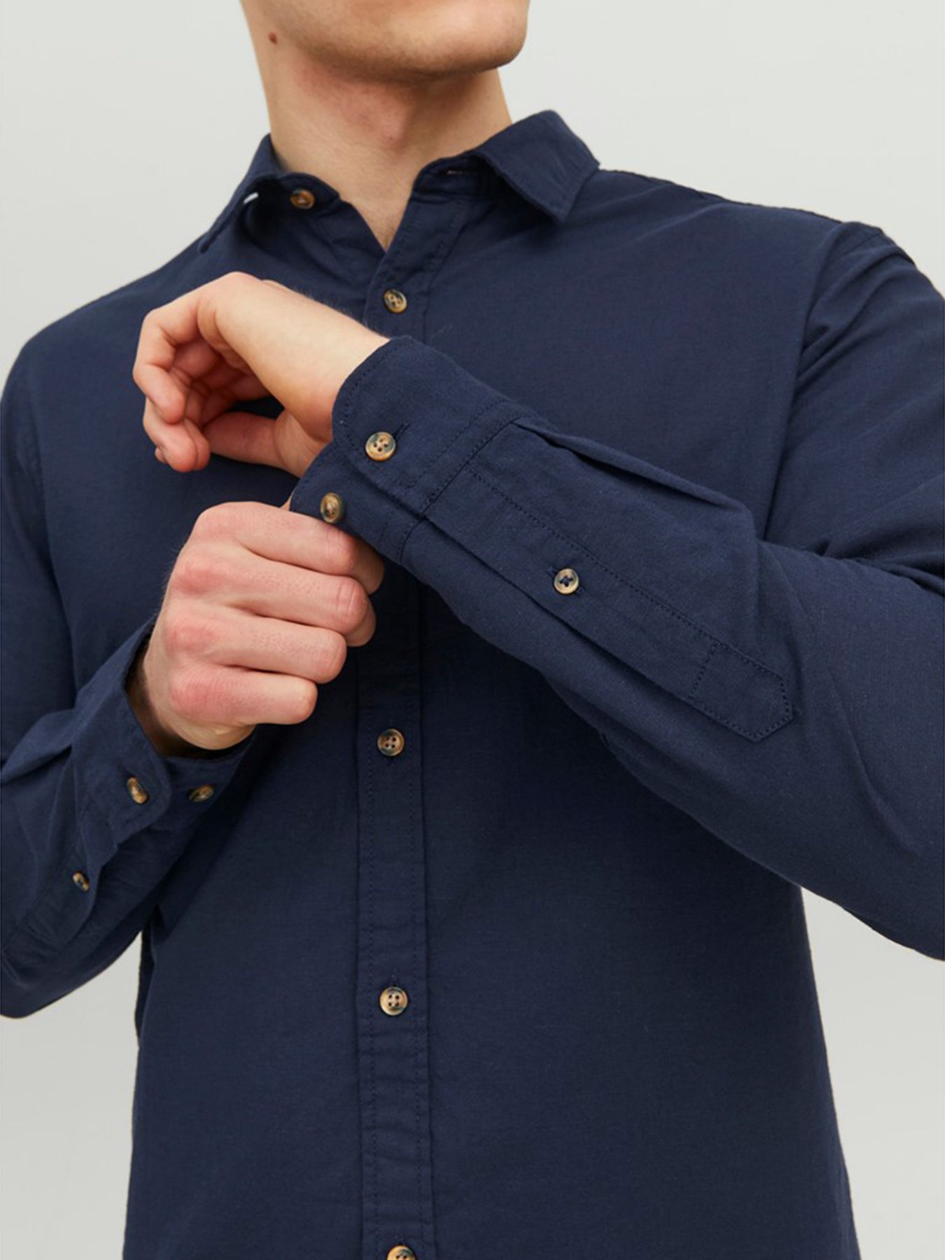 Сорочки JACK & JONES модель 12220134_Navy Blazer Сорочки JACK & JONES модель 12220134_Navy Blazer Фото