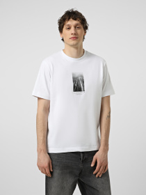 Футболки и поло JACK & JONES FUSION PHOTO PRINT TEE модель 12289870_Bright White Фото
