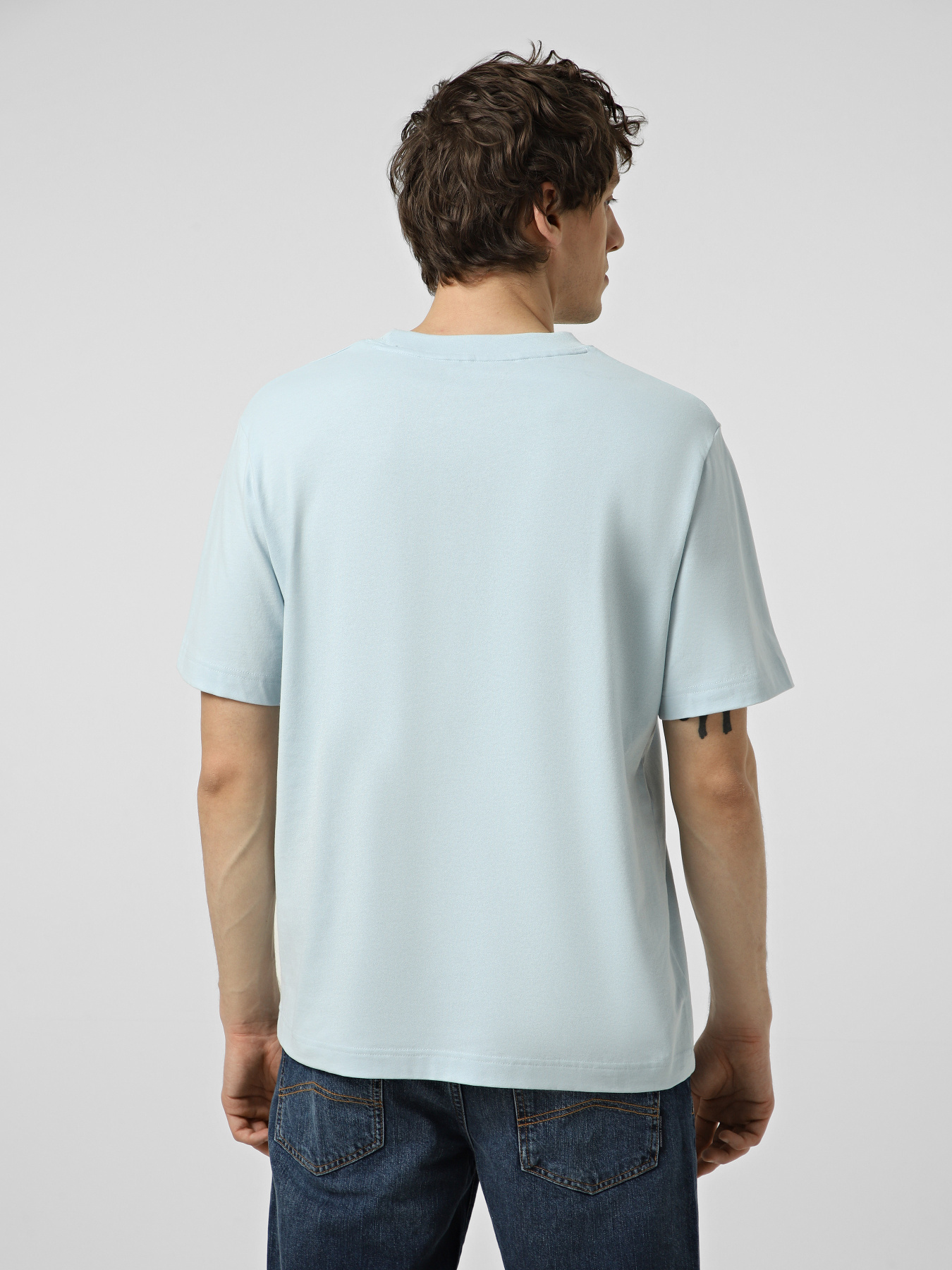 Футболки и поло JACK & JONES FUSION PHOTO PRINT TEE модель 12289870_Omphalodes Футболки и поло JACK & JONES FUSION PHOTO PRINT TEE модель 12289870_Omphalodes Фото