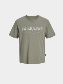 Футболки и поло JACK & JONES DEVIN DAYTONA PRINT TEE модель 12290173_Vetiver Фото