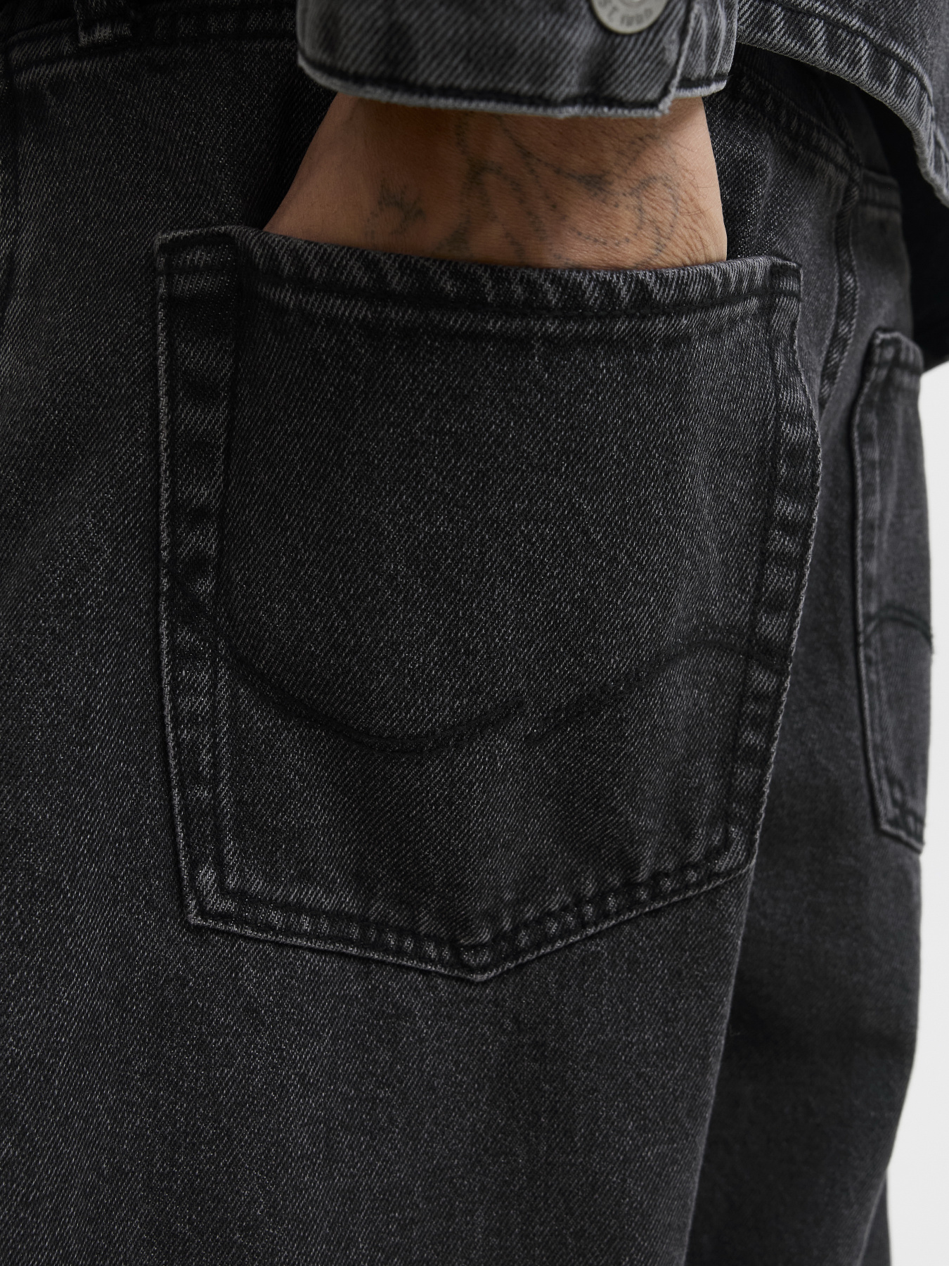 Джинси JACK & JONES DAVE ORIGINAL модель 12290248_Black Denim Джинси JACK & JONES DAVE ORIGINAL модель 12290248_Black Denim Фото