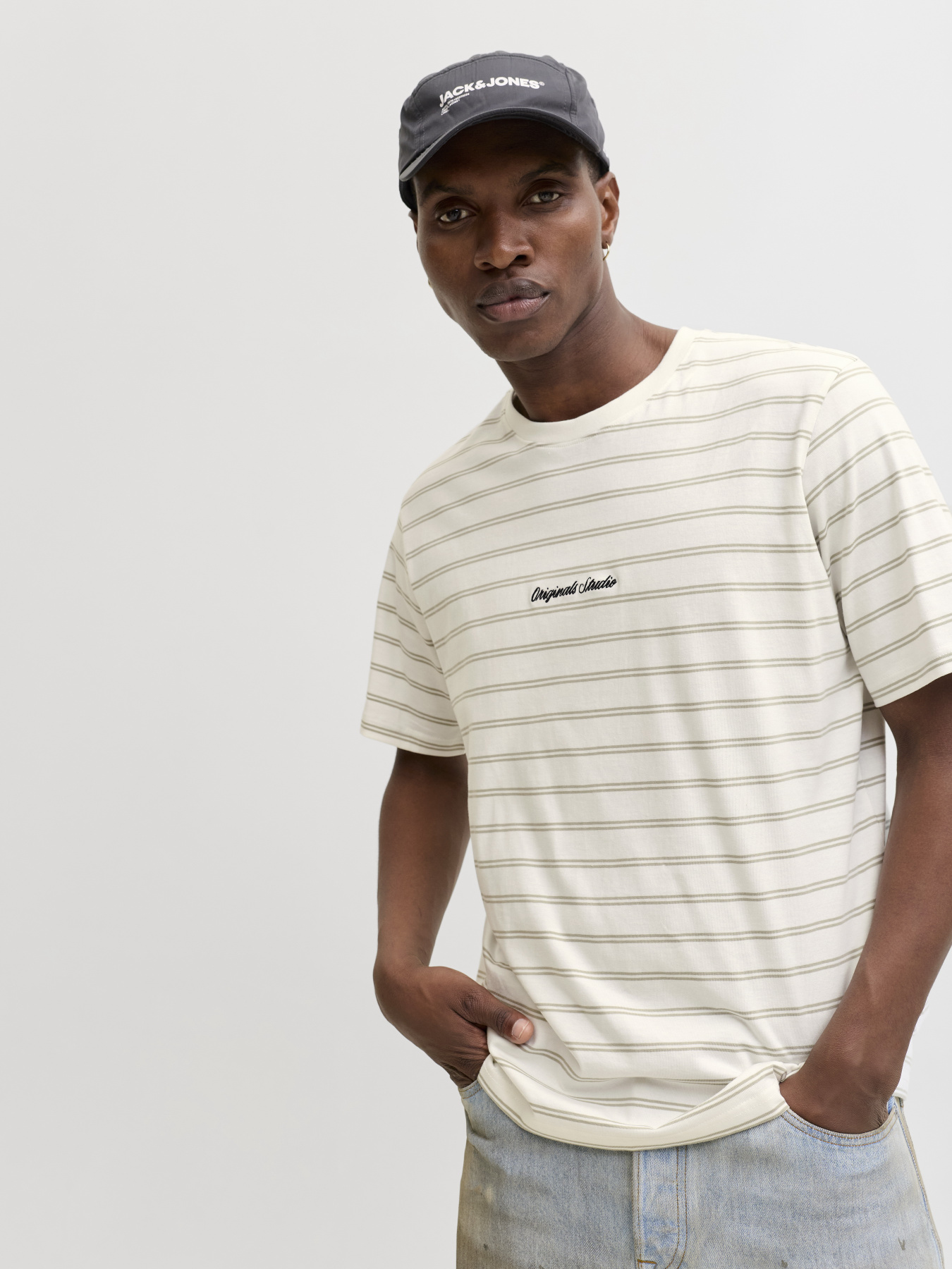 Футболки и поло JACK & JONES NORREBRO STRIPE TEE модель 12291021_Seagrass Фото