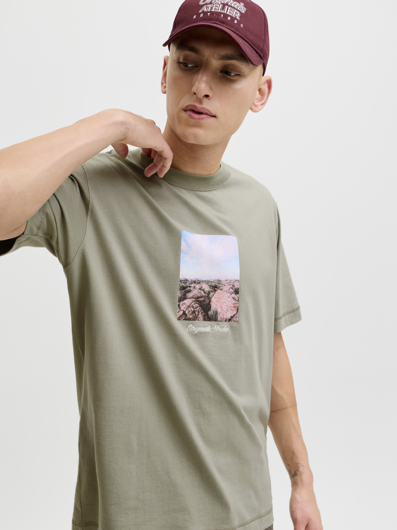 Футболки и поло JACK & JONES NORREBRO PHOTO TEE модель 12291022_Seagrass Футболки и поло JACK & JONES NORREBRO PHOTO TEE модель 12291022_Seagrass Фото