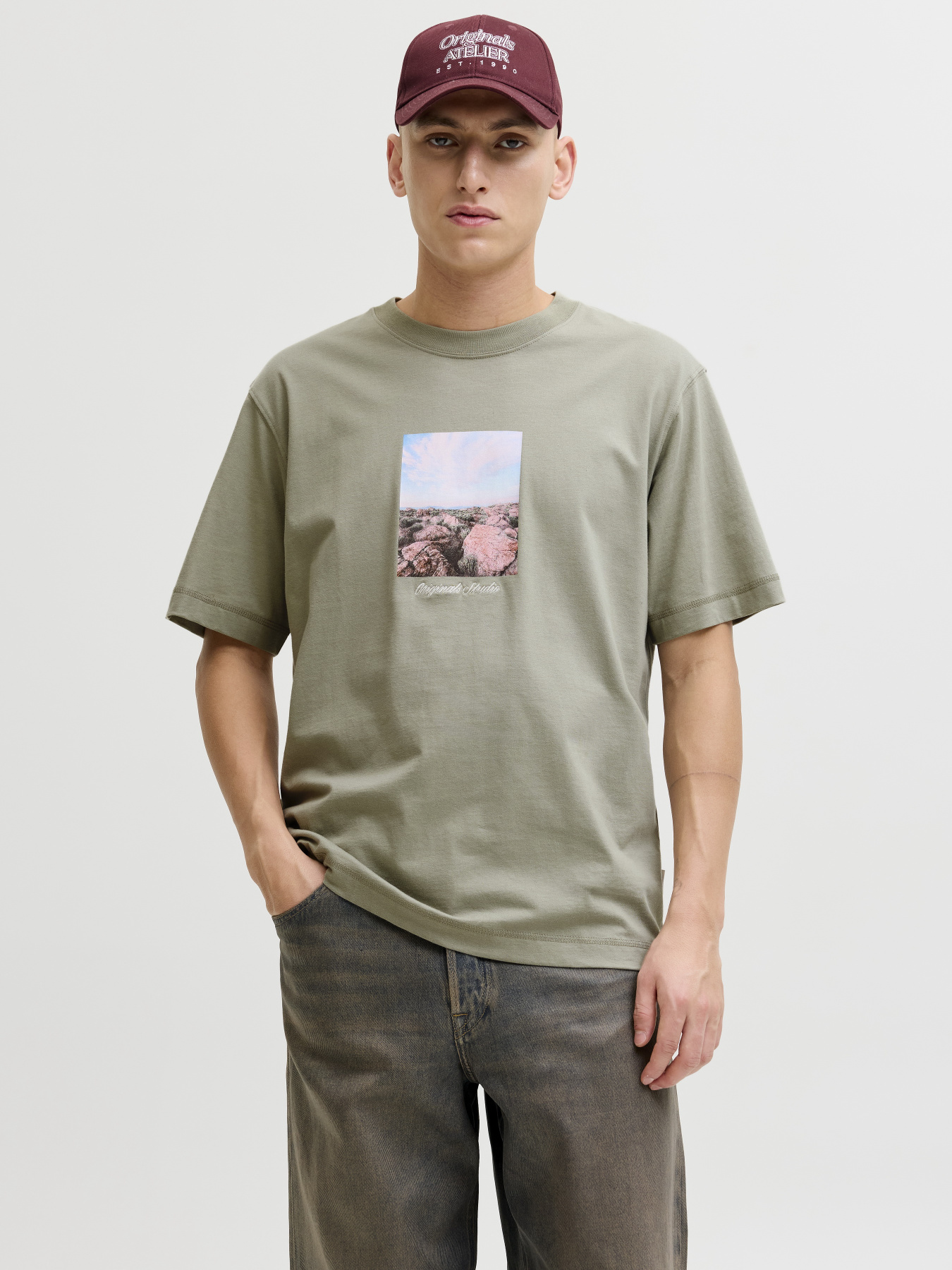 Футболки и поло JACK & JONES NORREBRO PHOTO TEE модель 12291022_Seagrass Футболки и поло JACK & JONES NORREBRO PHOTO TEE модель 12291022_Seagrass Фото
