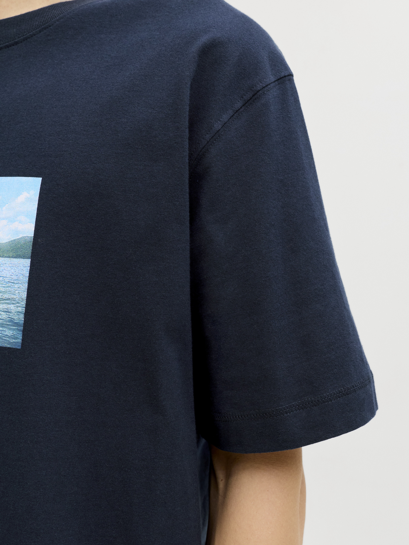 Футболки и поло JACK & JONES NORREBRO PHOTO TEE модель 12291022_Sky Captain Футболки и поло JACK & JONES NORREBRO PHOTO TEE модель 12291022_Sky Captain Фото