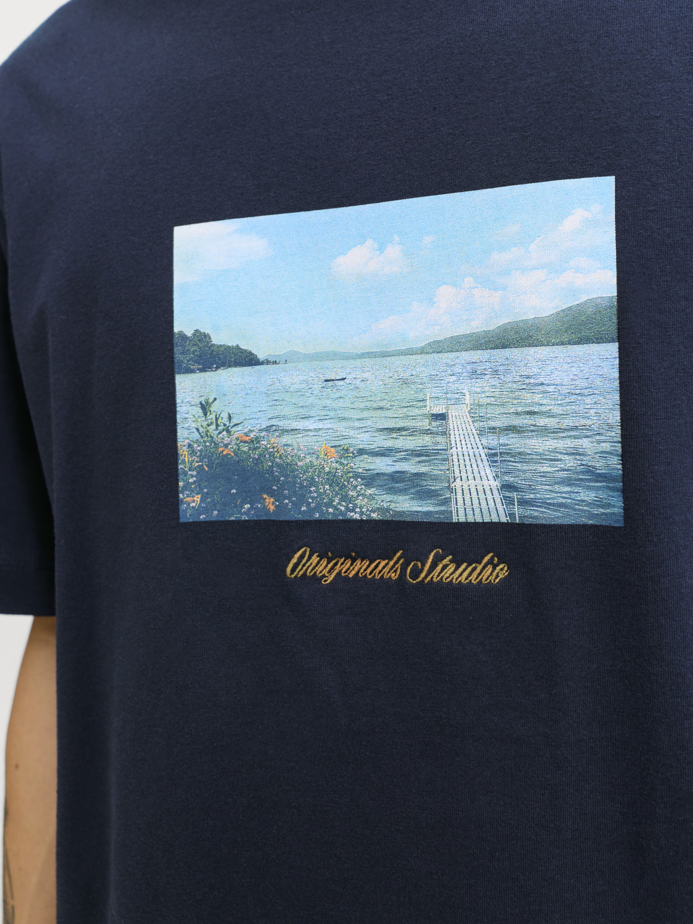 Футболки и поло JACK & JONES NORREBRO PHOTO TEE модель 12291022_Sky Captain Футболки и поло JACK & JONES NORREBRO PHOTO TEE модель 12291022_Sky Captain Фото