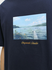 Футболки и поло JACK & JONES NORREBRO PHOTO TEE модель 12291022_Sky Captain Фото