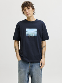 Футболки і поло JACK & JONES NORREBRO PHOTO TEE модель 12291022_Sky Captain Фото