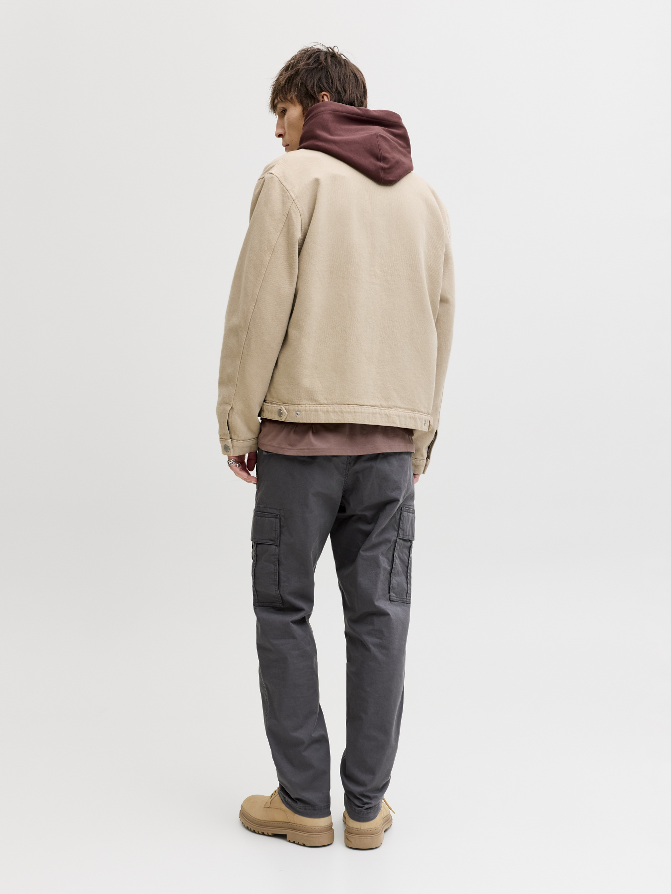 Штани JACK & JONES KANE FRANK CARGO модель 12291962_Asphalt Штани JACK & JONES KANE FRANK CARGO модель 12291962_Asphalt Фото
