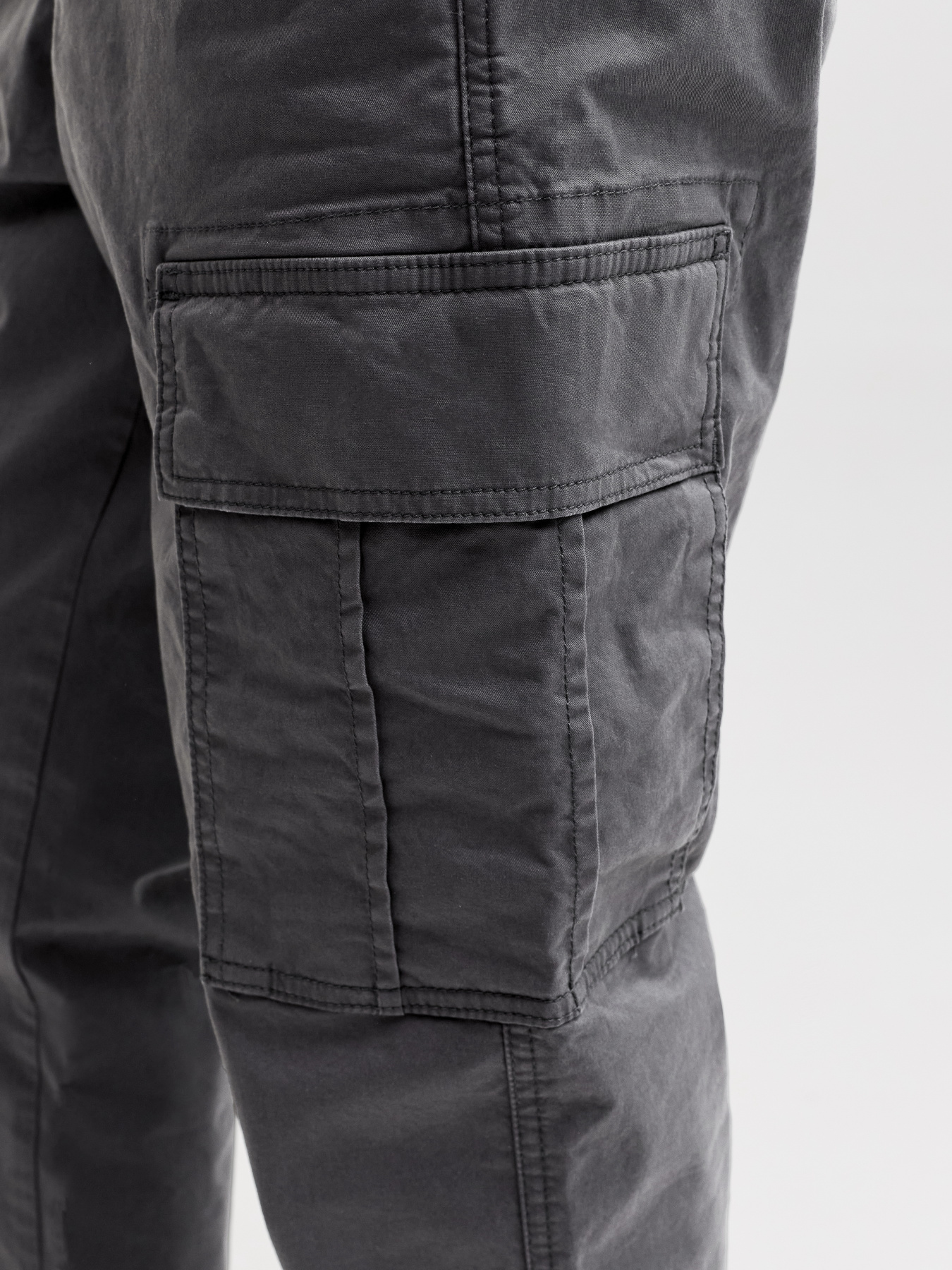 Штани JACK & JONES KANE FRANK CARGO модель 12291962_Asphalt Штани JACK & JONES KANE FRANK CARGO модель 12291962_Asphalt Фото