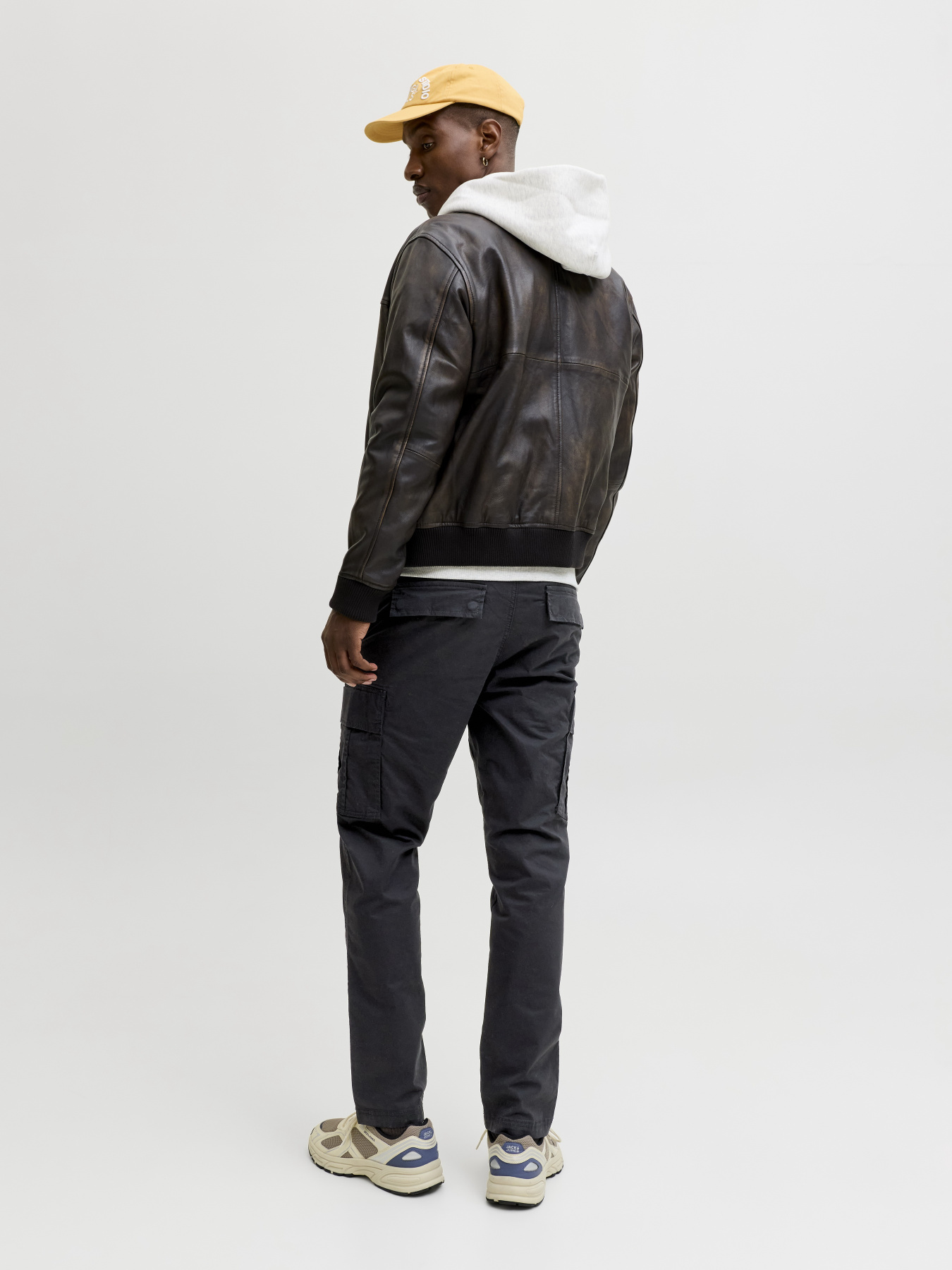 Брюки JACK & JONES KANE FRANK CARGO модель 12291962_Black Брюки JACK & JONES KANE FRANK CARGO модель 12291962_Black Фото