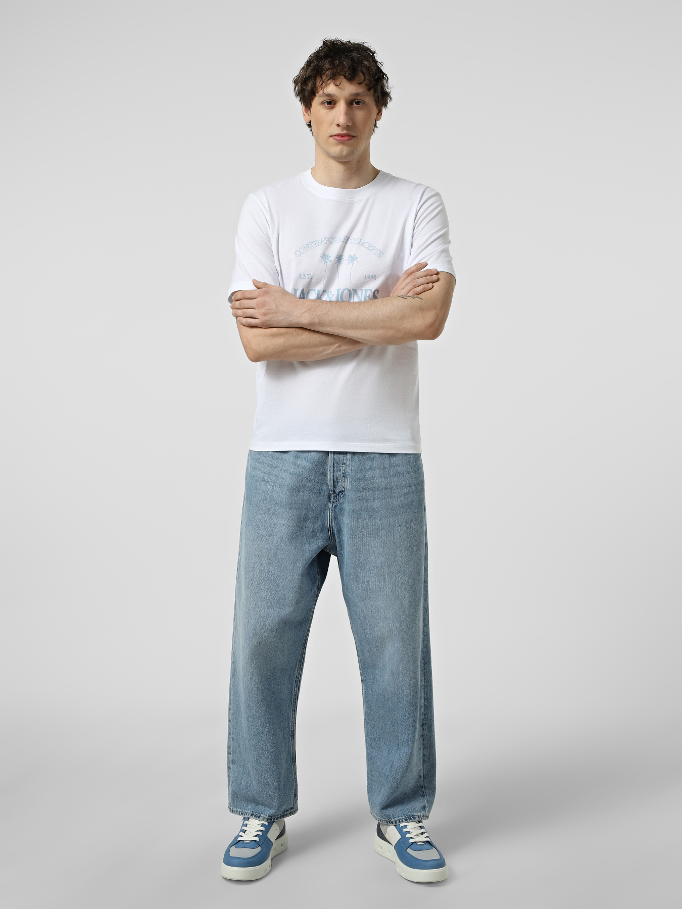 Футболки и поло JACK & JONES NANTUCKET TEE модель 12297895_Bright White Фото
