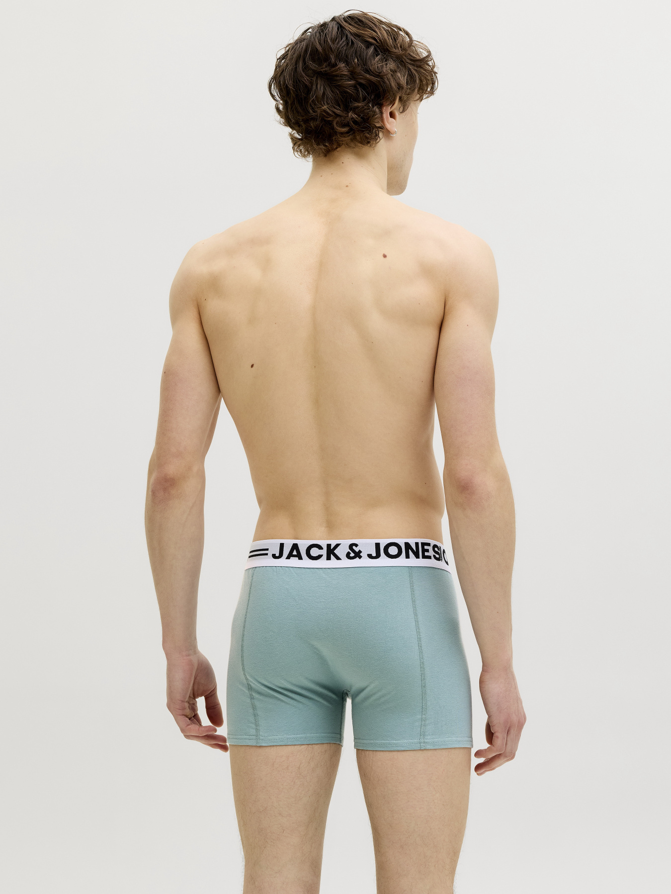 Нижня білизна JACK & JONES SENSE TRUNKS модель 12081832_Mineral Blue Blue Mirage - Нижня білизна JACK & JONES SENSE TRUNKS модель 12081832_Mineral Blue Blue Mirage - Фото